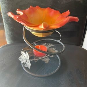 PartyLite Whispering Leaves Aroma Melts Warmer